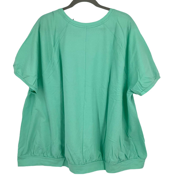 Lane Bryant Green Top Size 30/32 NWT - Picture 2 of 6